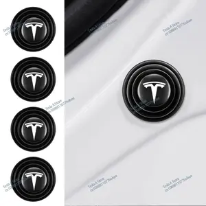 8 Pack Car Door Bumper Silicone Pads, Shock Absorbing Cushion for Tesla Model 3, Model X & 2016-2020 Stm3 Tmx Tms Models