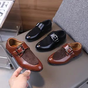 New boys' formal casual shoes with pointed tips