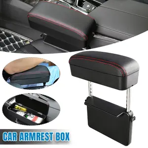 Universal Armrest Storage Bag, Multifunctional Car Console Organizer with Cup Holder & Phone Slot, Road Trip Interior Stowing & Tidying Accessory fathersdaygift fathersdaygift