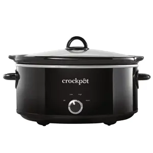 Crock-Pot Manual 7-Quart Slow Cooker, Black