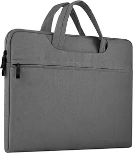 15.6-Inch Laptop Bag, Scratch Resistant Fabric, Dual Sturdy Handles, Compatible with 15.6-Inch Laptops and Below