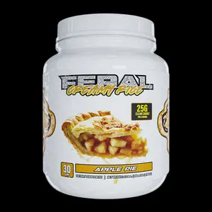 Feral Creamy Rice Hot Cocoa - Edible Rice Supplement for Fitness 25g Complex Carbs Gluten Free Pre Workout Energy Drink - Dietary