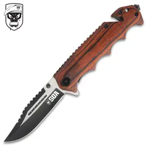 SOA Rapid Response Knife   3 1/2” stainless steel blade   8 1/4” overall