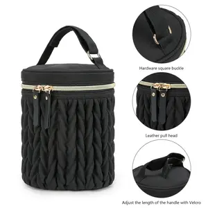 Multifunctional Handheld Baby Bottle Warmer Bag, Insulated Food Storage Pouch, Waterproof Stroller Hanging Cooler Bag for Infants