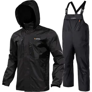 Waterproof Jacket and Overalls Set Waterproof Rain Jacket Bid Suit Protection for Adventures