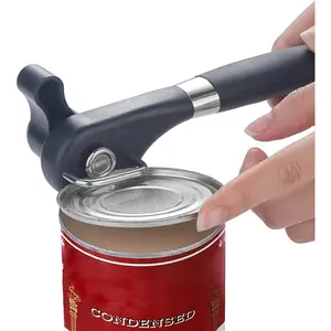 Safe Cut Can Opener for Kitchen & Restaurant - handheld, Manual,  Smooth Edge,  Grade Stainless Steel