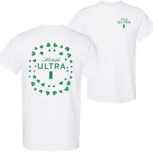 Michelob Ultra St. Patrick’s Day A Fine Pilsner Beer Distressed 2 Sided T-Shirt, Michelob Ultra Shirt For Men, For Women, Trendy Shirt|st patricks day gift|st patrick's day outfits|funny holiday shirt