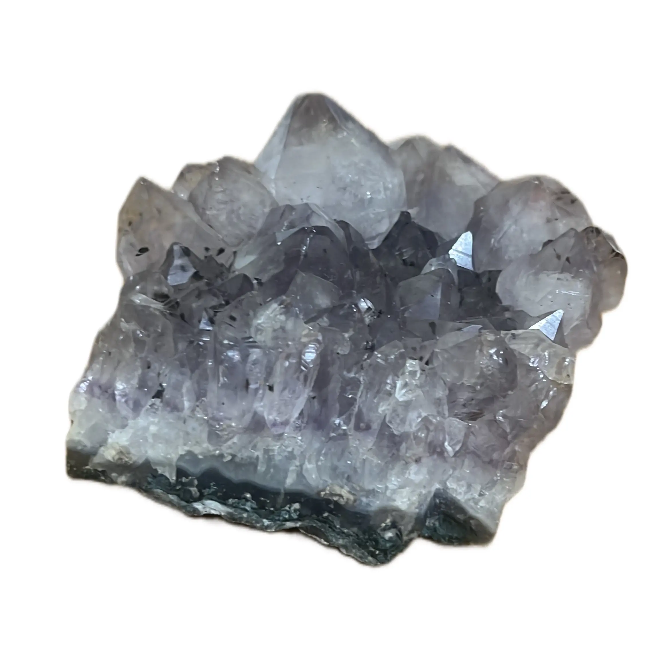 XL Amethyst Geode Cluster Specimen, Genuine and authentic mineral gemstone quality