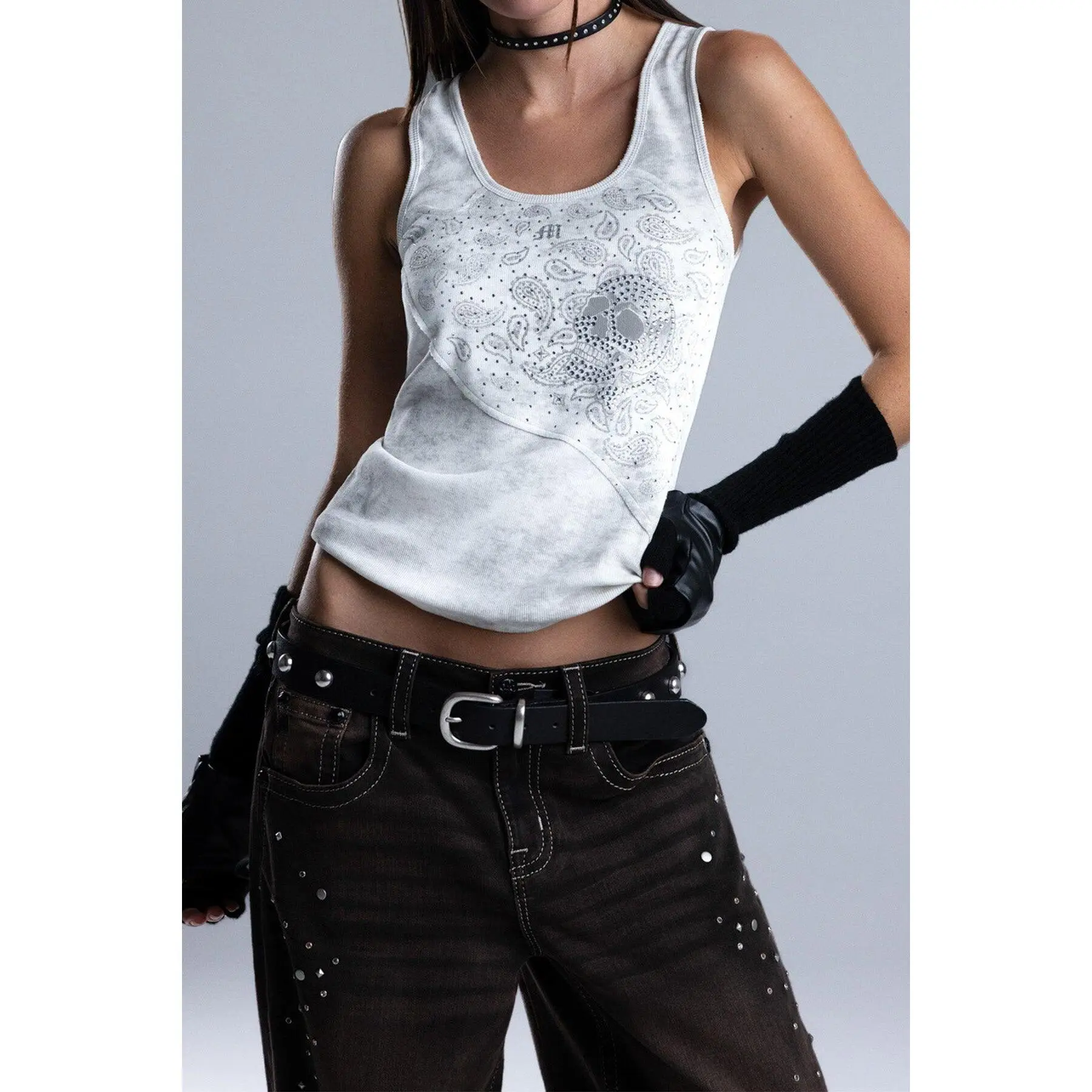 Odette Ribbed Knit Tank