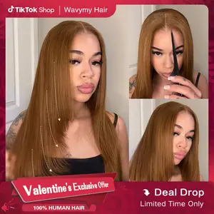 Wavymy Trendy Layered Cut 90's Inspired Pre-bleached Wear Go Glueless Wigs 250% Density Straight 7x5 HD Lace Closure 100% Human Hair