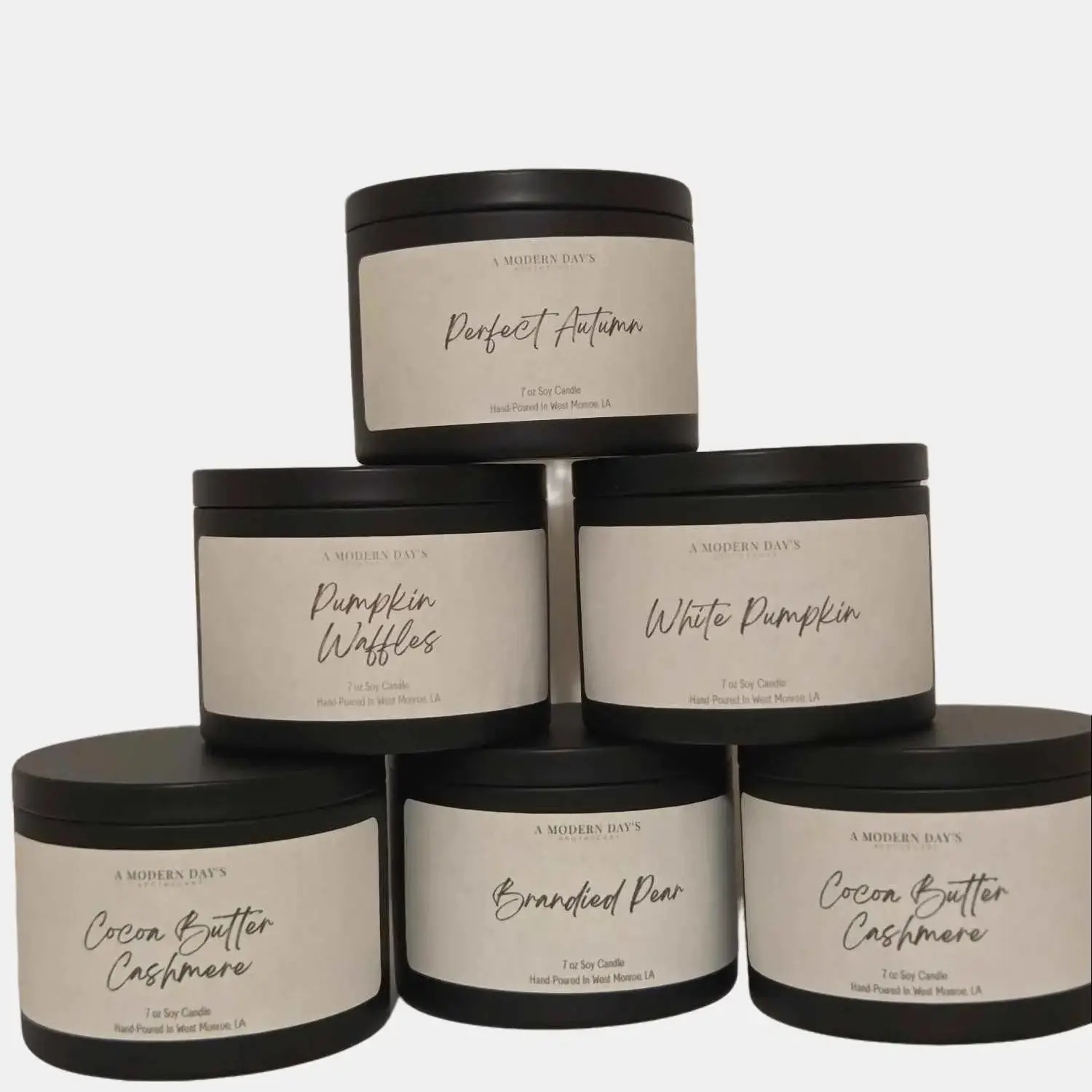 7 oz Luxe Tin Candle with crackling wood wick