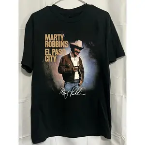 VIntage Marty Robbins Signed Shirt Unisex S to 5XL
