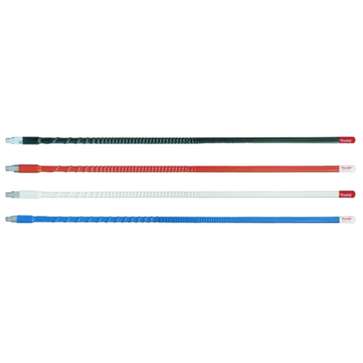 212 MAIN Firestik Original 5 ft. White CB Radio Antenna - Top Loader Design, Includes Mount, Cable, and Essential Boating & Outdoor Accessories