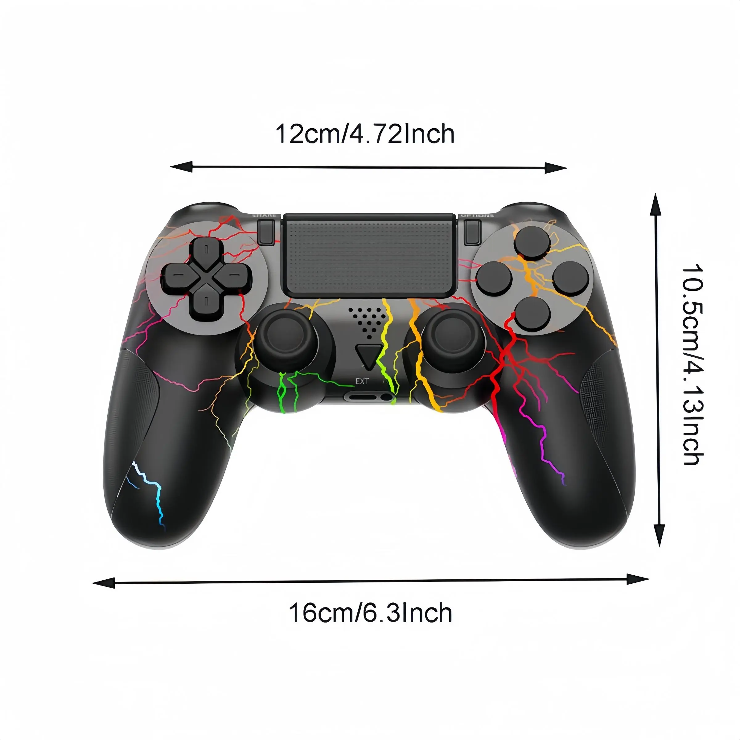 1 PS4 Wireless Gaming Controller, Limited Edition with Colorful