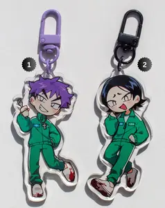 Players 230 & 124 Keychains Acrylic, Nam Gyu, Thangyu Keychain, Namgyu, Player 124, Thanos Keychain, Namgyu Keychains, Gihun Key Chain, Nam-gyu Key