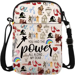 Wizard TV Show Cross Body Bag You Had The Power All Along My Dear Messenger Bag Cartoon Inspired Shoulder Bag (The Power CB)Gift.