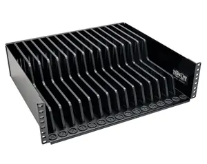 Tripp Lite TRL-SR16SHELF 3U Rackmount Configurable Plastic Organiser Storage Shelf with Rubber Components for Personal Electronics