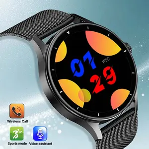 1.53 Inch Women Sports Smart Watch Screen High Definition Festivals Men And Women BT Call Answering Fashionable Watch Health Tracker Multiple Sports Modes Notification Reminders Voice Assistant Smartwatch Women Promotes Healthy