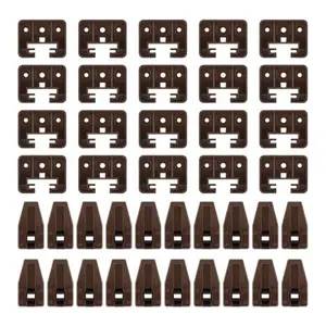 20Set Drawer Slides and Guides Drawer Replacement Part Undermount Drawer Slides Stopper for Center Mount Drawer Slides