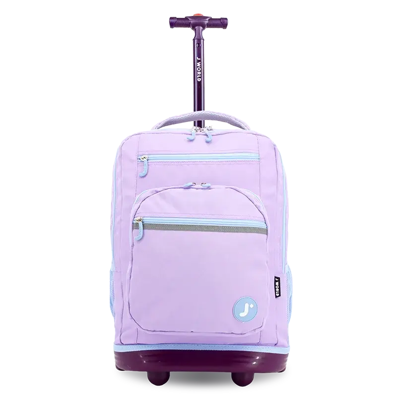 Sundance Laptop Rolling Backpack (20 Inch) in Purple