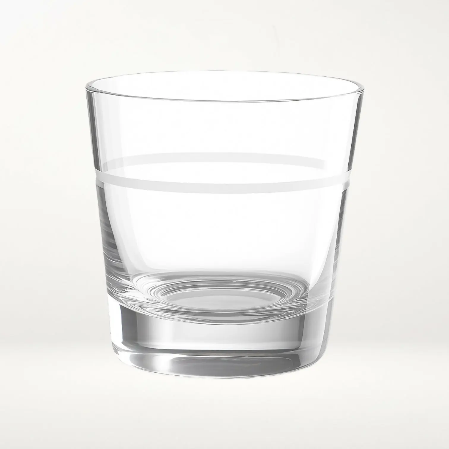 Crate & Barrel Callaway Double Old-Fashioned Glasses | Set of 2 | Excellent