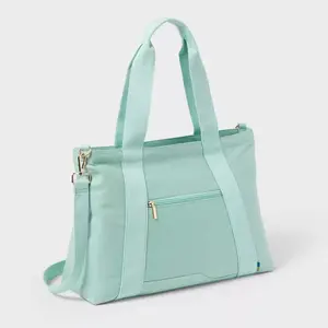 Solid Canvas School Tote Bag - Open Story