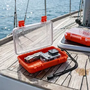 Waterproof Dry Box for Kayaking and Boating - Small Floating Watertight Storage Container Perfect for Phone, Keys, and Essentials, Durable Waterproof Box for Outdoor Activities, Fishing, and Marine Use