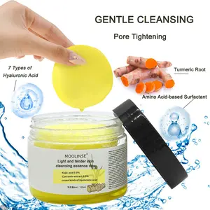 Kojic Acid and Turmeric Cleansing Pads,Dual-purpose for makeup removal and facial cleansing,50 Pcs, for Face Cleansing and Exfoliation  Smooth Aloe Daily Gentle Plant Comfort Cosmetic