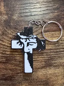 3d Printed Custom Jesus Bag Charm/Keychain