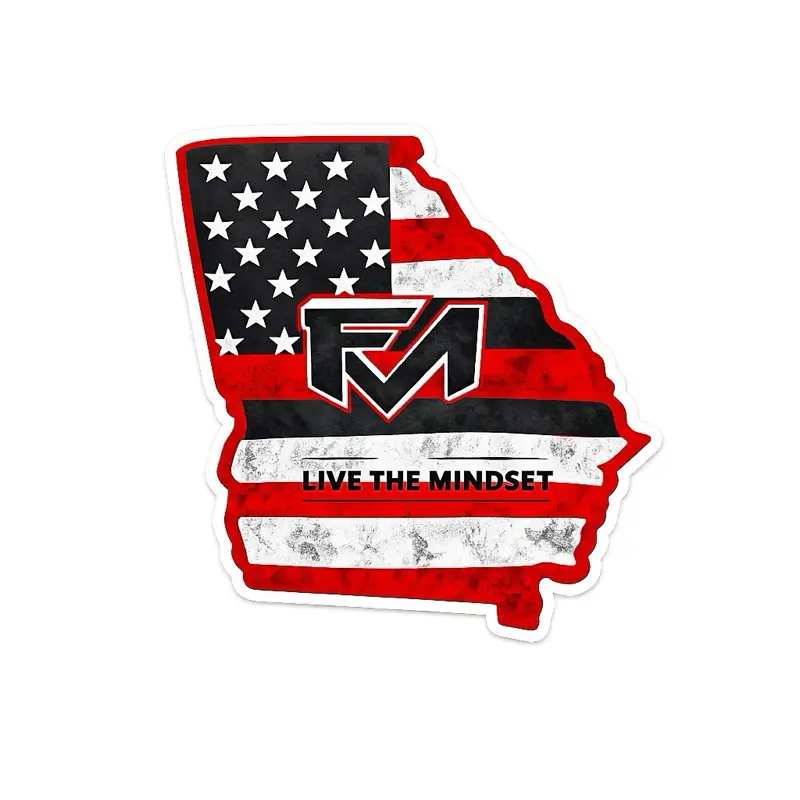 Georgia Flag Sticker