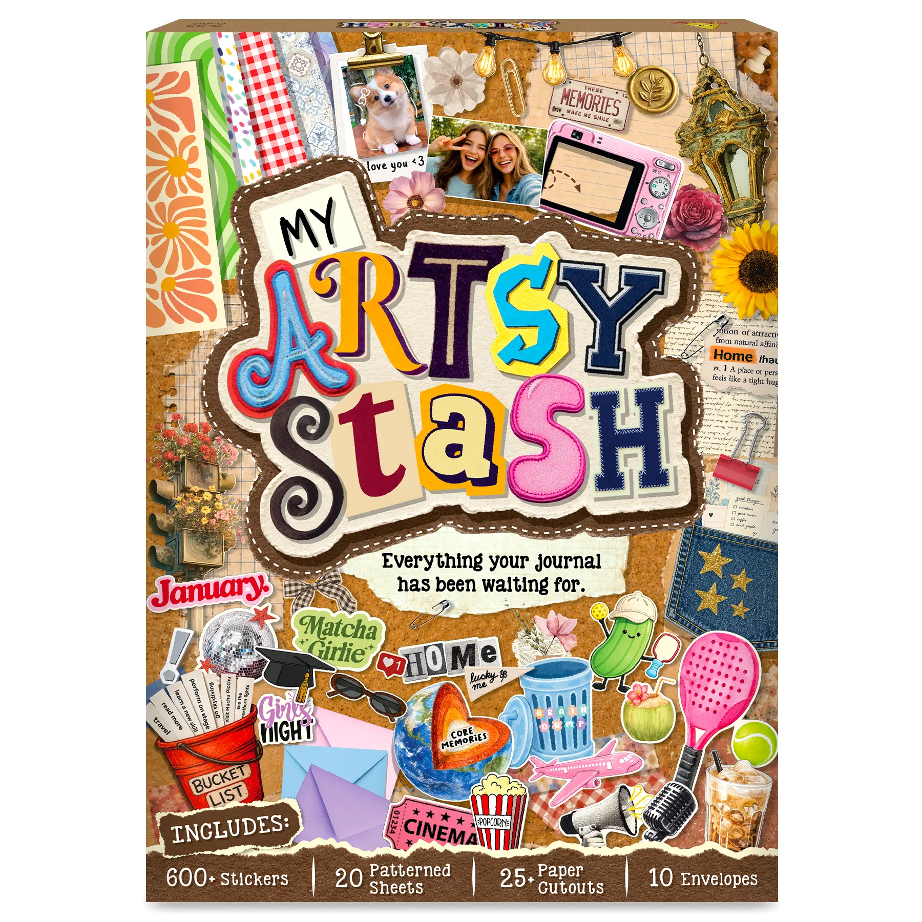 My Artsy Stash – Scrapbooking Kit, Journaling Kit & Junk Journal Supplies