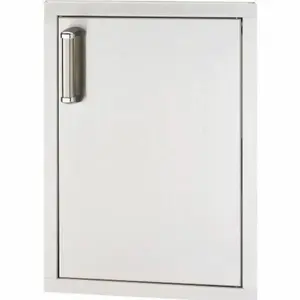 Fire Magic  17 in. Premium Flush Right-Hinged Single Access Door - Vertical with Soft Close