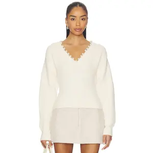 BLANKNYC Long Sleeve Sweater in Morning Dew