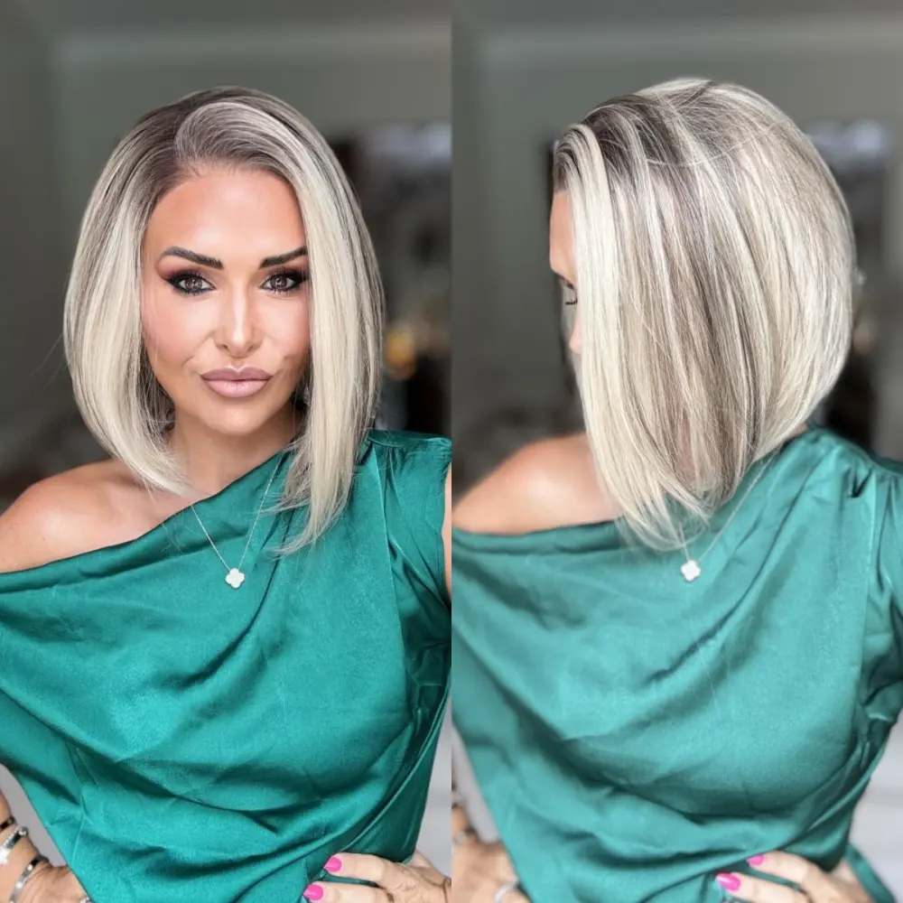 Ash Blonde with Brown