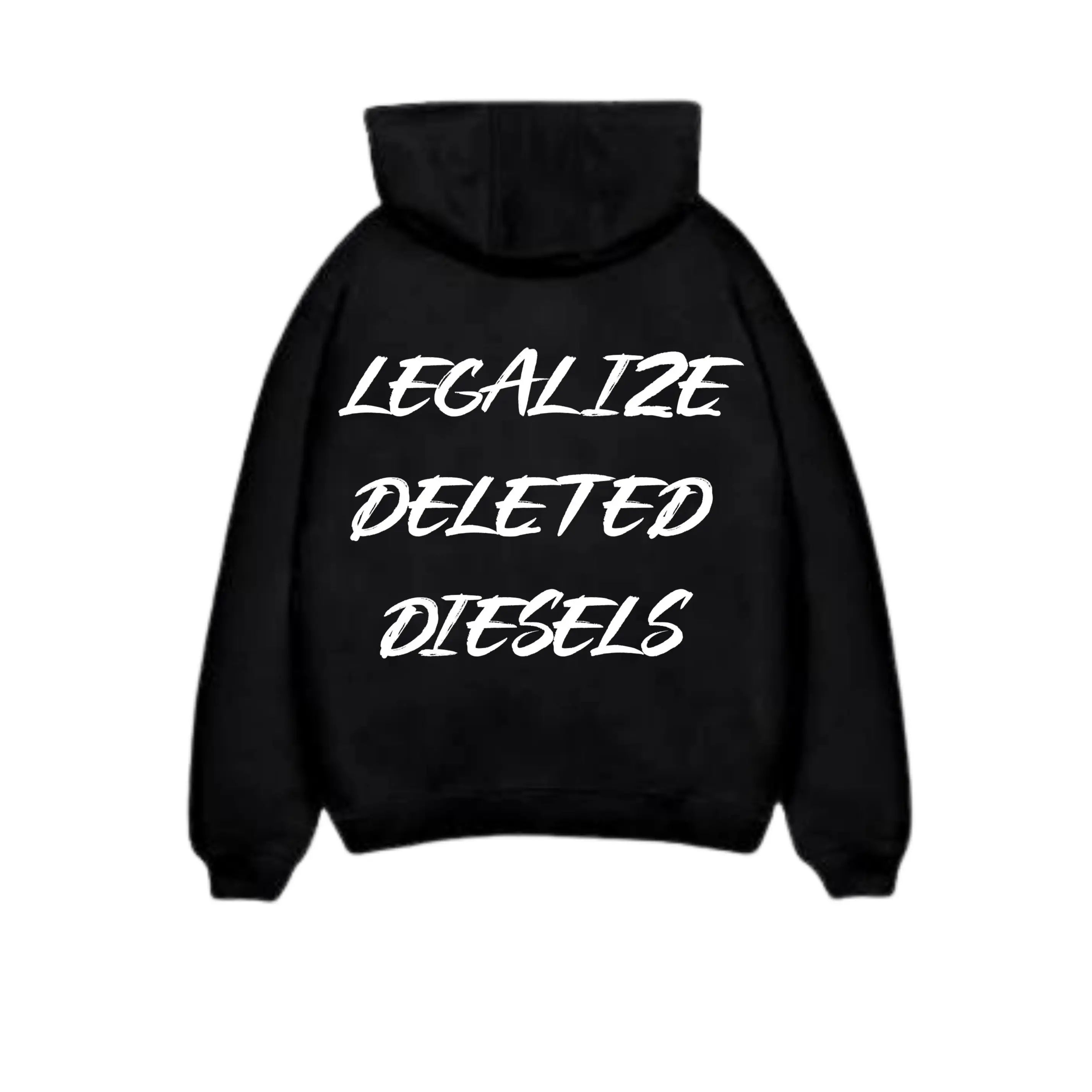 Legalize Deleted Diesel Hoodie - Funny Diesel Truck Graphic Pullover