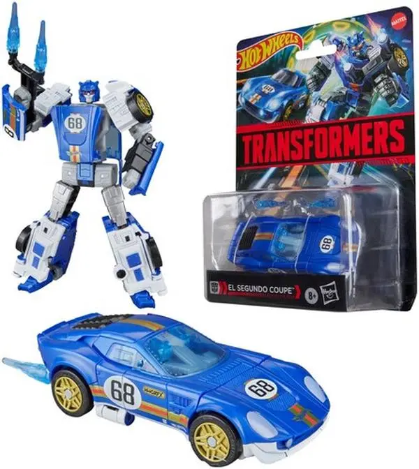 Transformers x Hot Wheels - El Segundo Coupe Converting 5" figurine/statue  [COLLECTIBLES] Action figurine/statue