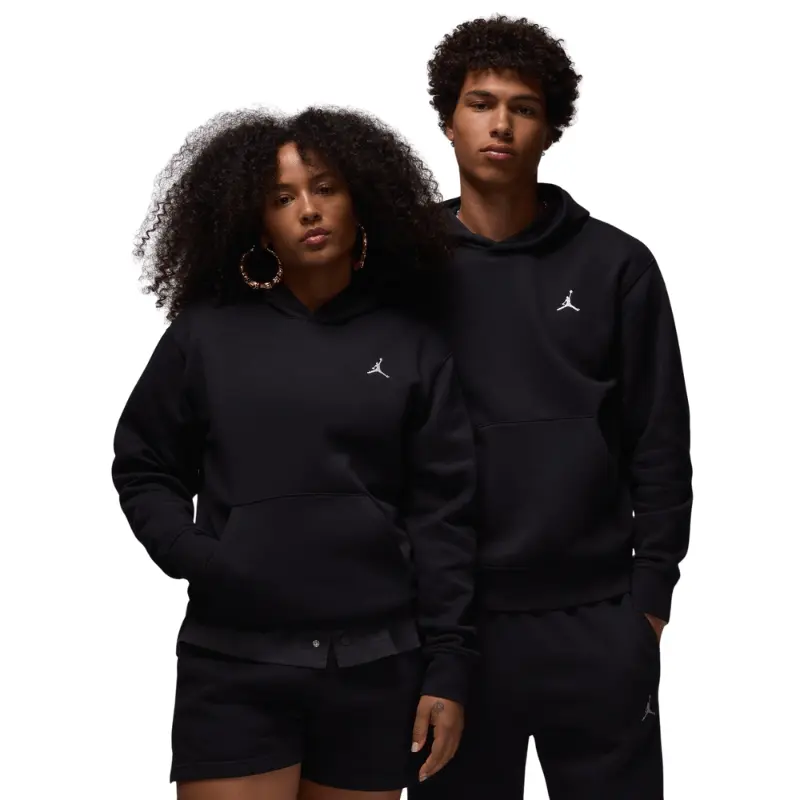 Men's Ribbed Pullover Hoodie - Smooth Cotton-Polyester Fleece Top with Plush Interior, Front Pocket, Regular Cut, Casual Wear, Fv7281-010