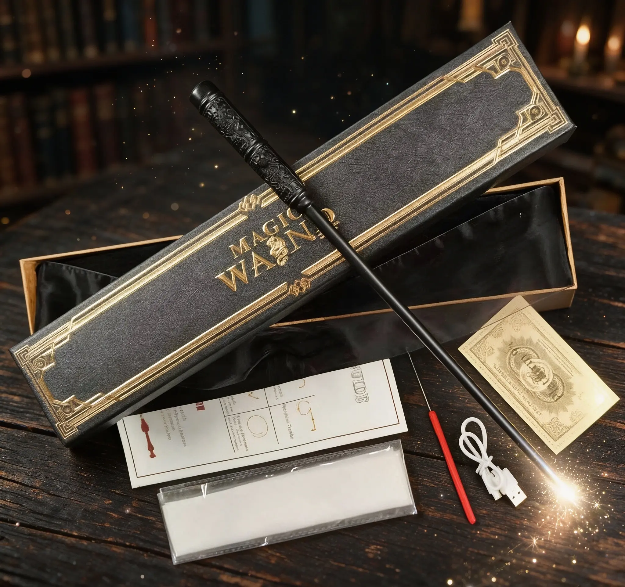 Magic Wand Magic Wand Amazing Effect Reproduction Halloween Role Play Tools Stick Costume Role Play Party Dumbledore Props Premium Wizarding World Replica Wands