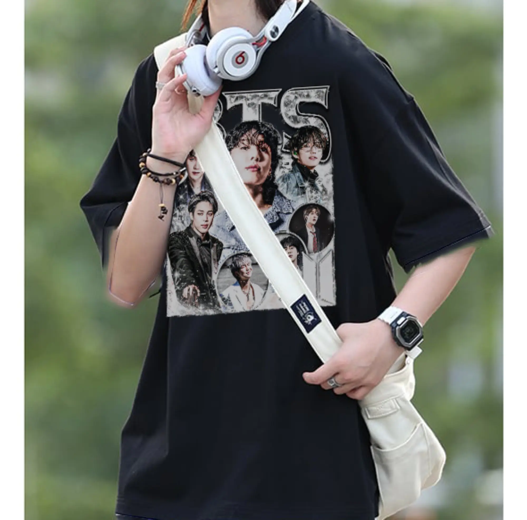 Vintage Boybang KPOP Fan Tee Music 2025 Shirt Short Sleeve Black T-Shirt for Fans Printed in USA