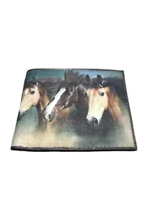 Billetera Vaquera con Caballo de Piel Men’s Western Style Leather wallet with Horse