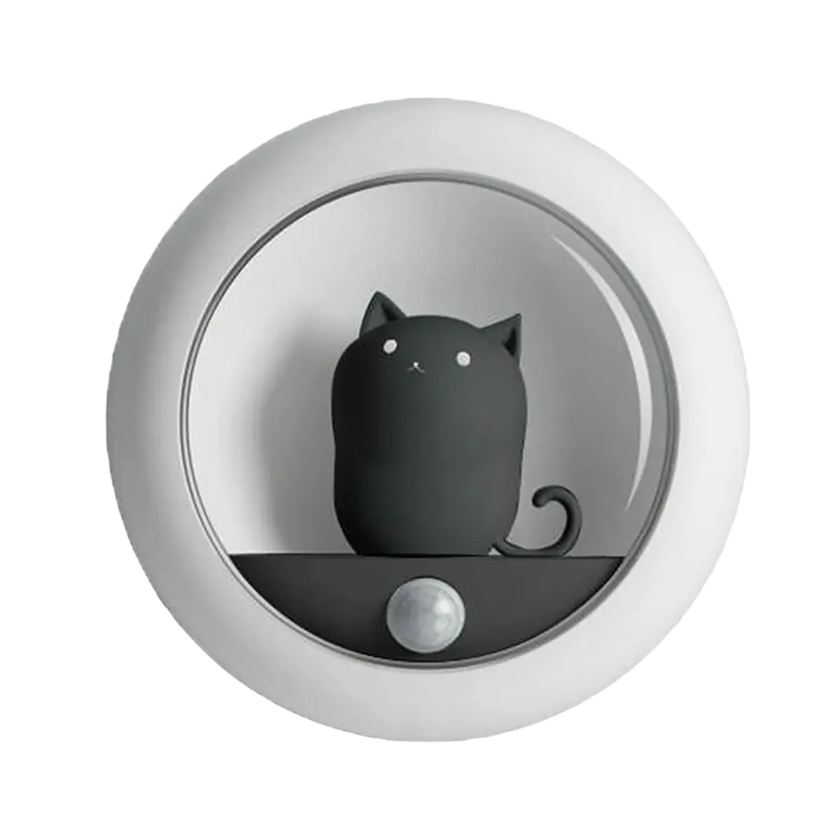Black Cat Motion Sensor Night Light