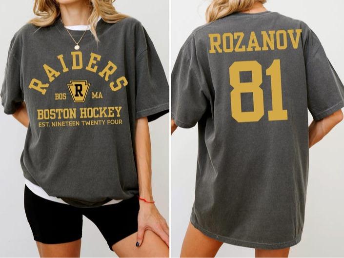 Comfort Color Shirt Ilya Rozanov 81-Boston Raiders Tee, Hudson Williams Connor Storrie Shirt, Heated Rivalry Sweatshirt, Ilya Rozanov Shane Hollander Shirt