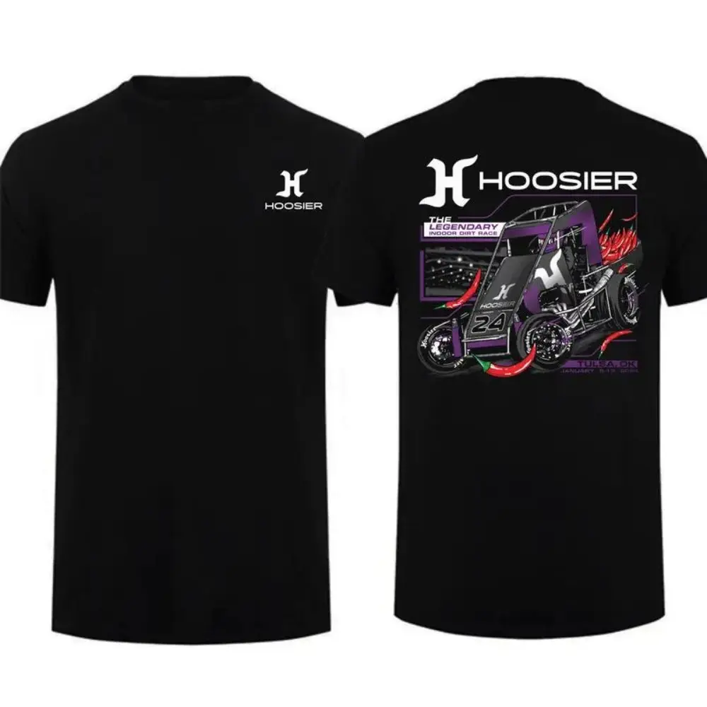 Hoosier Racing Sprint Car T-Shirt  Dirt Track Motorsports Fan Tee, Unisex Ultra Cotton Casual Tee Made in USA Tops graphic tee