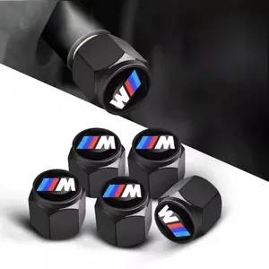 Aluminium Car Wheel Tire Valve Air Caps Stem Cover, Dustproof Accessories for Bmw M Sport Models, Durable and Reliable Design
