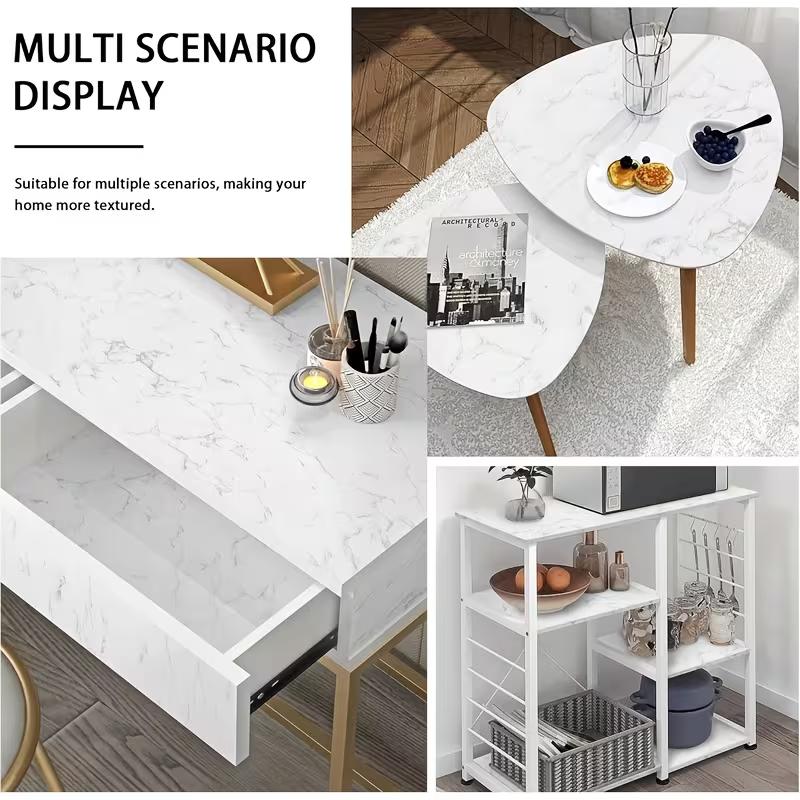 Smooth marble contact paper, granite white/gray, kitchen countertop cabinet furniture renovation wallpaper, thick removable wallpaper, peelable, washable, waterproof, matte marble self-adhesive wallpaper