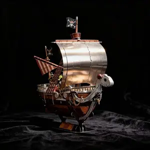 3D Metal Puzzle, Going Merry, High-Quality DIY Assembly Model, Collectible Figure Puzzle with Exquisite Craftsmanship
