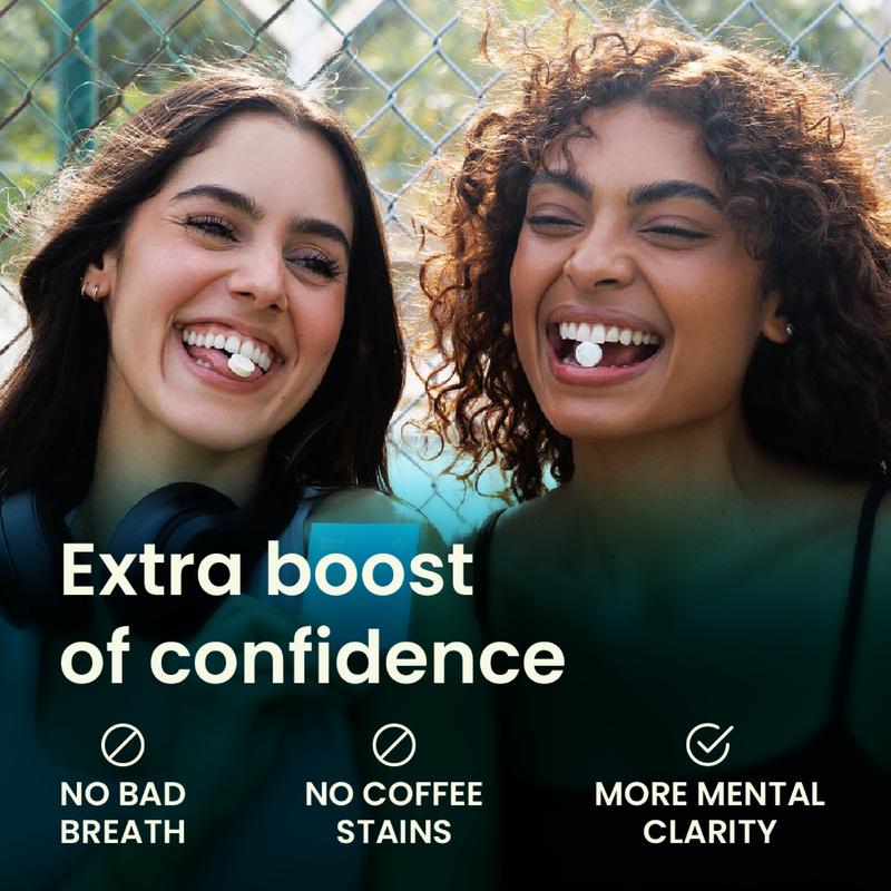 Neuro Energy Caffeine Mints - Sugar-Free Nootropic Mints for Energy & Focus with L-theanine, Caffeine, Vitamin B12 & Vitamin B6 - Peppermint Flavor