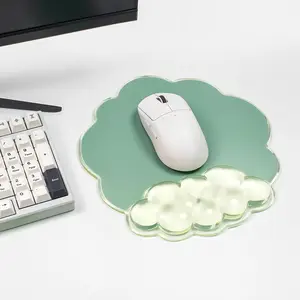 Green  Pad with Gel Wrist Support -  Cloud  Pad Office Accessories for /Latop/Office/