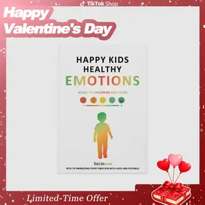 English version：Happy Children, Healthy Emotions: A Loving Guide to Help Your Kids Recognize, Express, and Regulate Their Feelings. Child,Preschool Child Educator,Gift Choice,Happy Valentine's Day! Valentine's Day Gifts