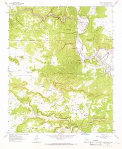 Anton Chico New Mexico USGS Topographic Quadrangle Map, 1963, 1:24000